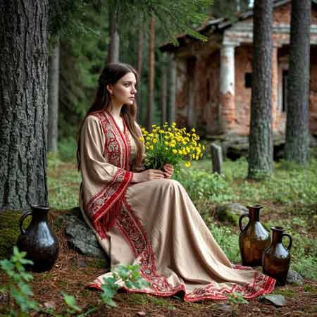 Готовит квас с чистотелом