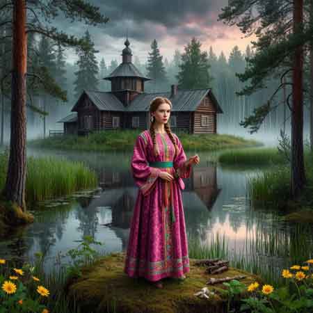 Больная полипами собирает чистотел