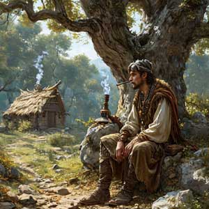 Мужчена думает о том как бросить курить