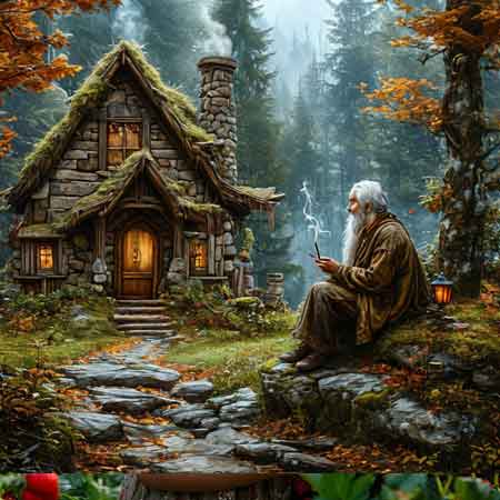 Народный целитель в лесу