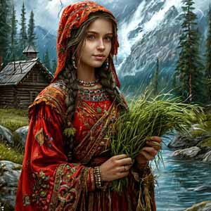 Девушка дышит свежим воздухом