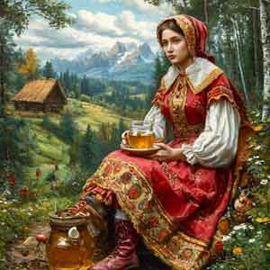 Девушка с мёдом