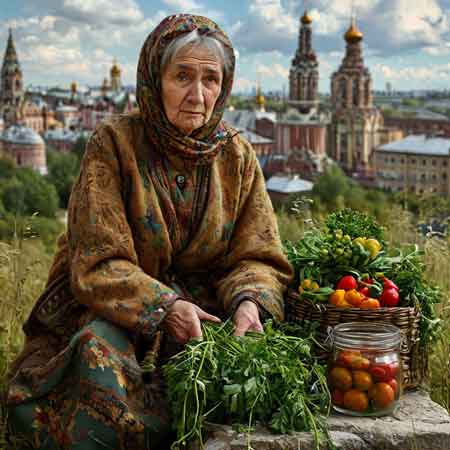 Женщина собрала лопухи для лечения геморроя