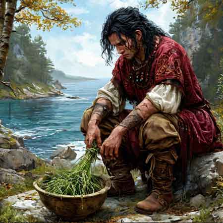 Народный лекарь готовит лечебное зелье