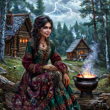 Знахарь готовит мазь от тромбофлебита