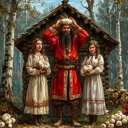 Приготовились делать чесночную настойку, держат в руках чеснок