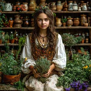 Народный лекарь с луком и чесноком