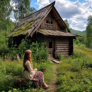 На лужайке с лечебными травами