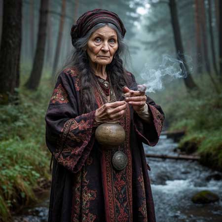 Колдунья собрала ряску