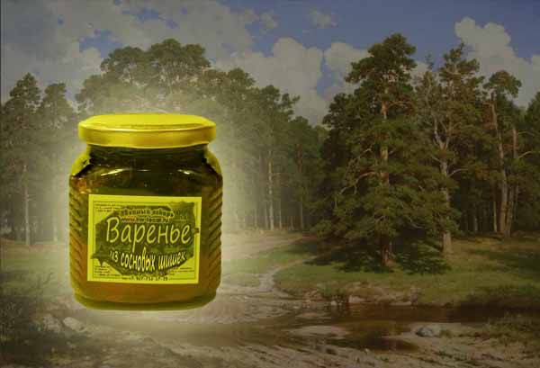 Варенье из зеленых сосновых шишек